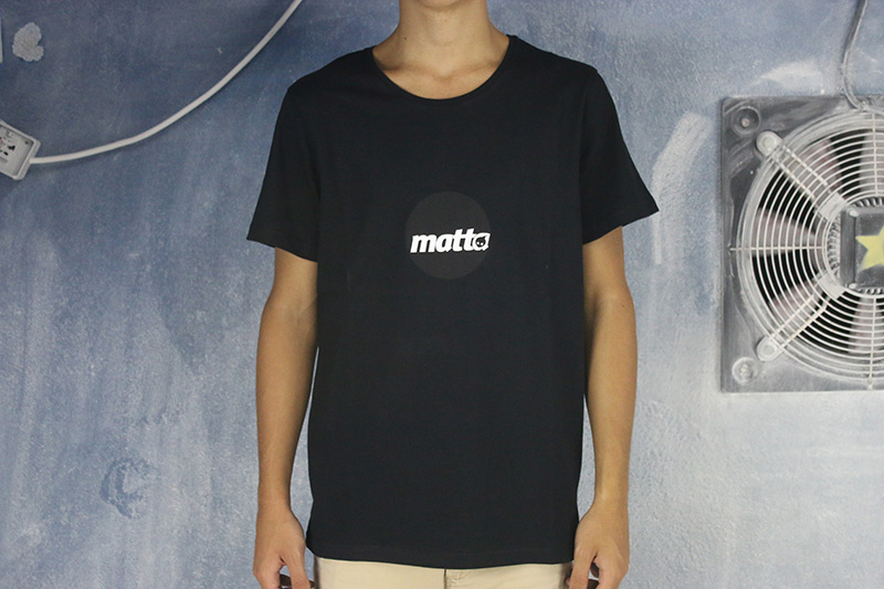 MATTAshapes Round Logo Tee Shirt Black